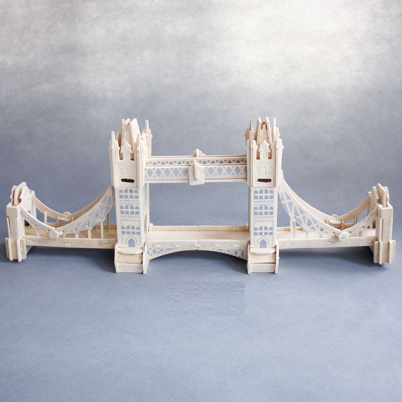 Đồ chơi lắp ráp gỗ 3D Mô hình Cầu London Bridge G-J036