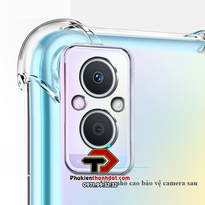 Ốp lưng dành cho OPPO Reno7 5G, Reno7 Z 5G, OPPO A96 5G trong suốt chống sốc bảo vệ camera sau