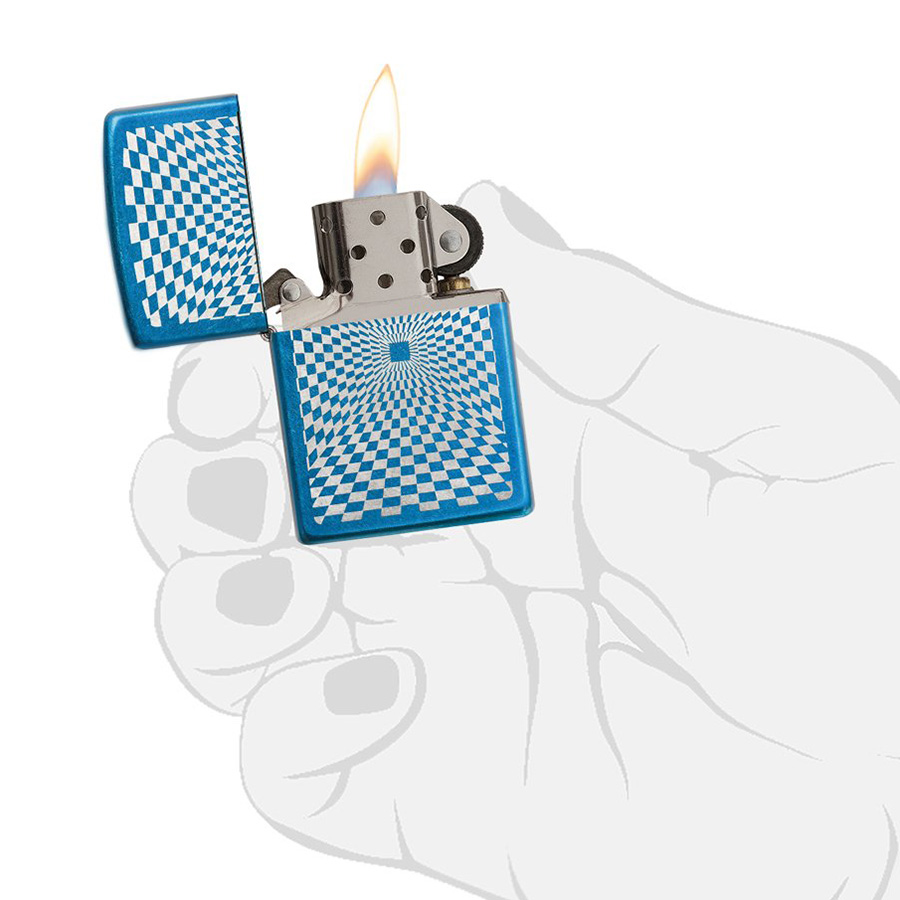 Bật Lửa Zippo 29427 - Minimalisum Design Cerulean