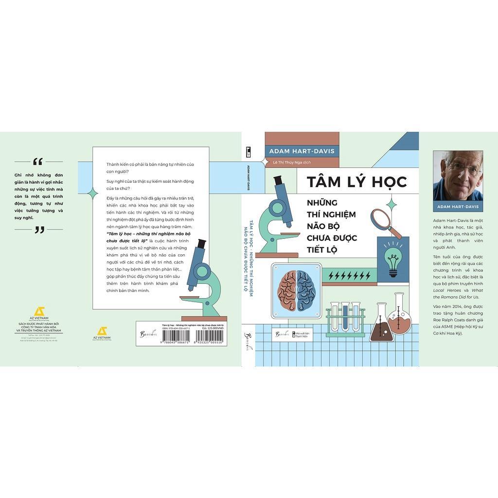 Sách Tâm Lý Học Những Thí Nghiệm Não Bộ Chưa Được Tiết Lộ - Bản Quyền