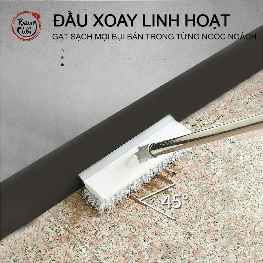 Chổi quét nước cán dài Pulito gạt nước 2 đầu xoay 180 độ 5A69