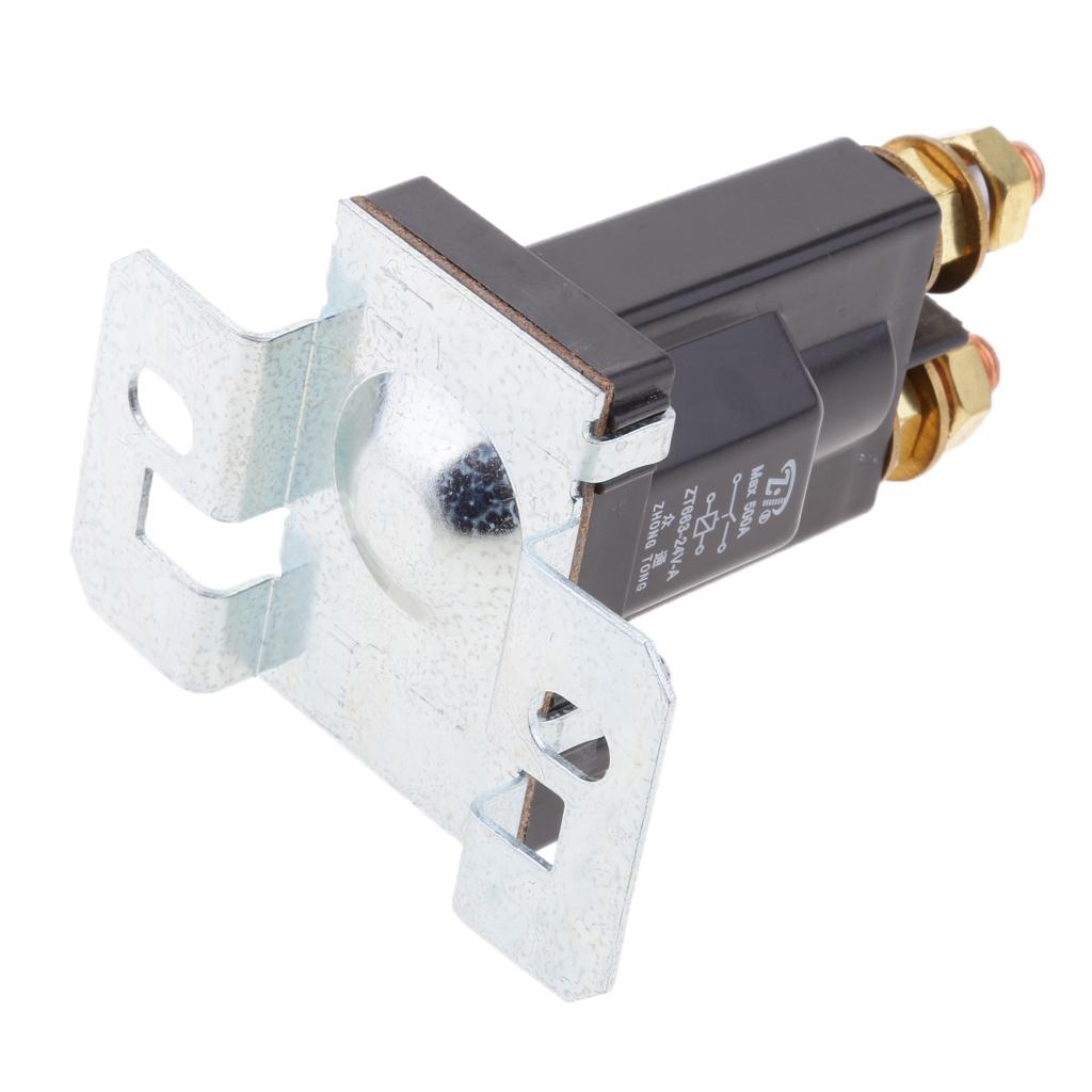 Dual Battery Isolator Relay Start On/Off 4 Pin 500A 24V For Car Power Switch
