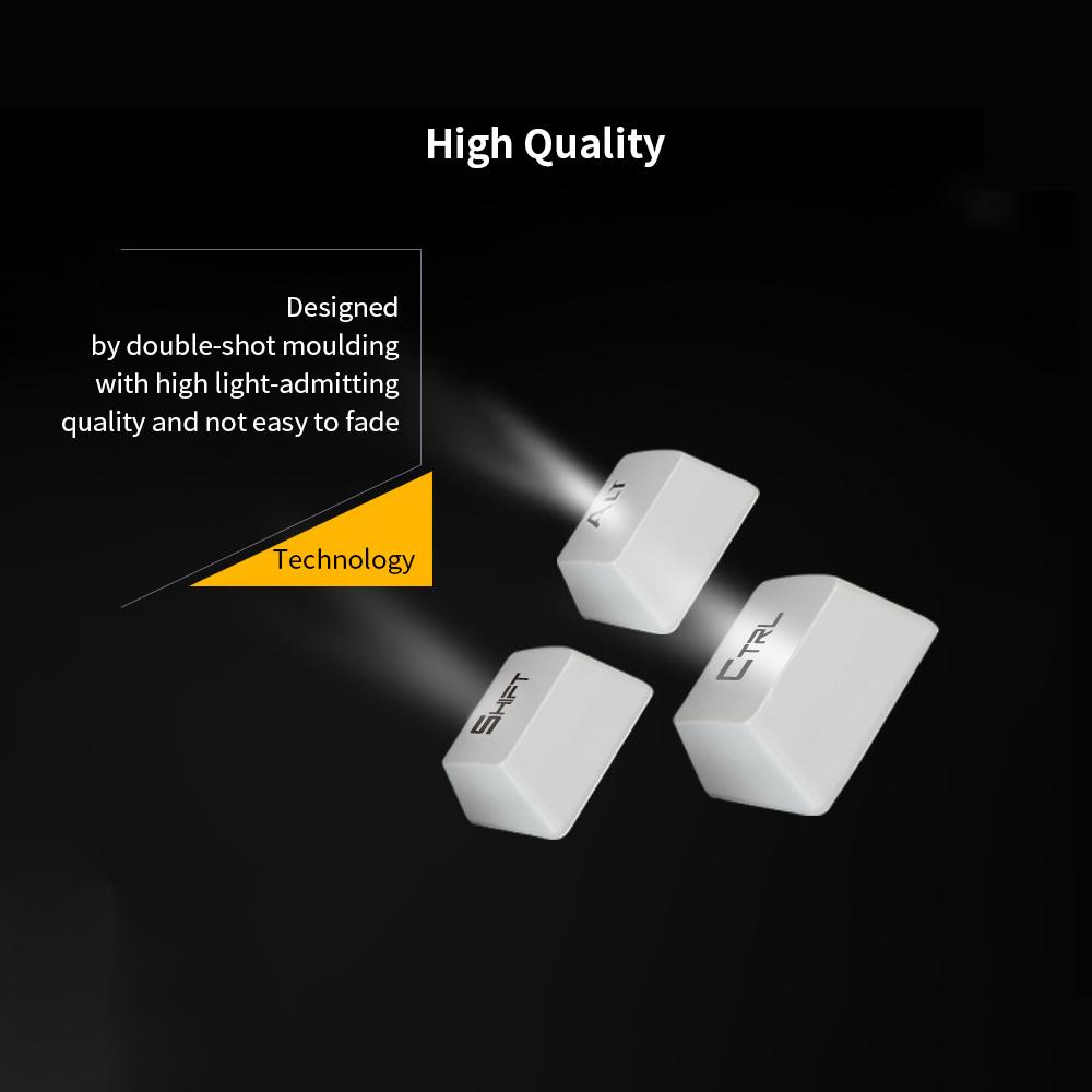 Bàn phím chơi game cơ có đèn nền Blue Switch 87 Phím đen