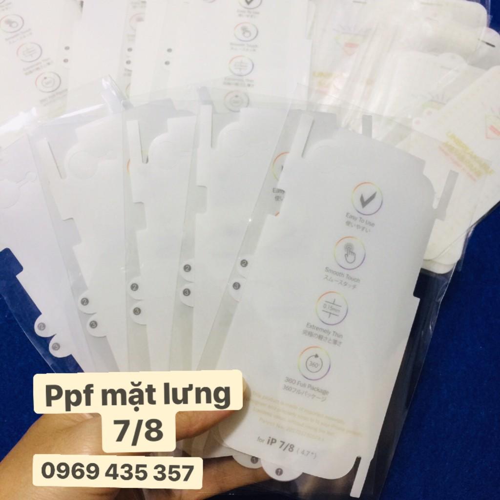Miếng dán PPF mặt sau dành cho ip 7/8