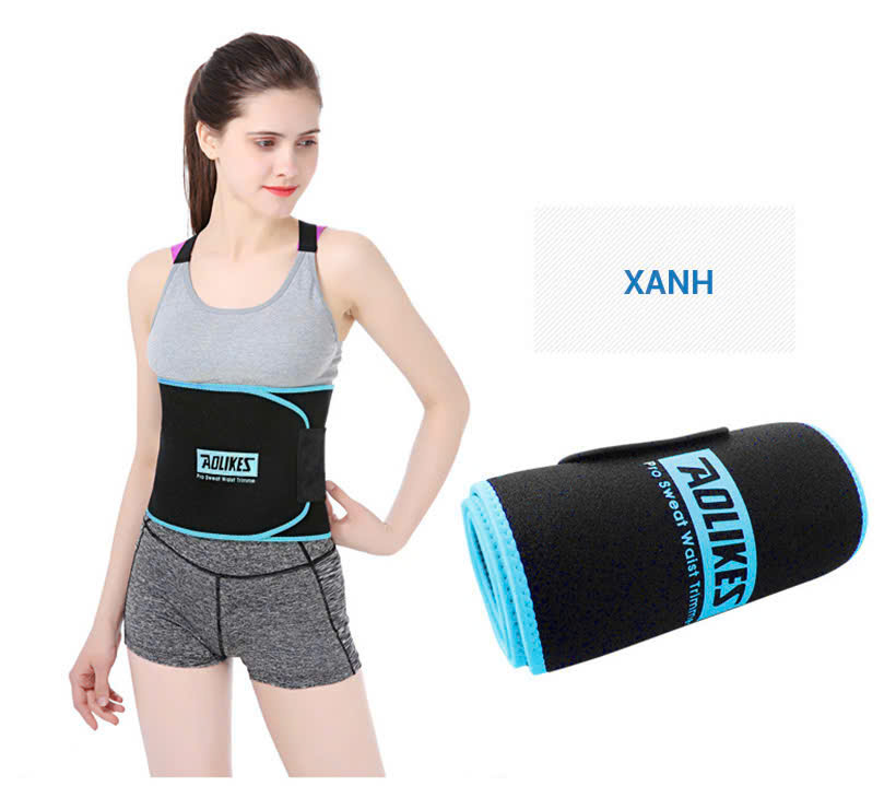 Đai quấn giảm mỡ bụng AOLIKES A-7980 giảm béo định hình vòng eo tập gym, yoga
