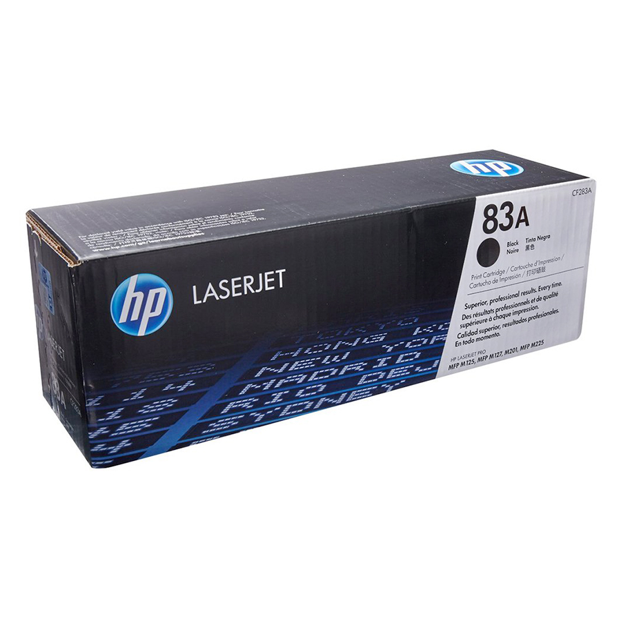 Mực in Laser HP 83A Đen (Máy in HP LaserJet Pro M201n/M201DW/M201D/HP LaserJet Pro MFP M225dn/M225DW/M125A//M127FN/CF283A) - Hàng Chính Hãng