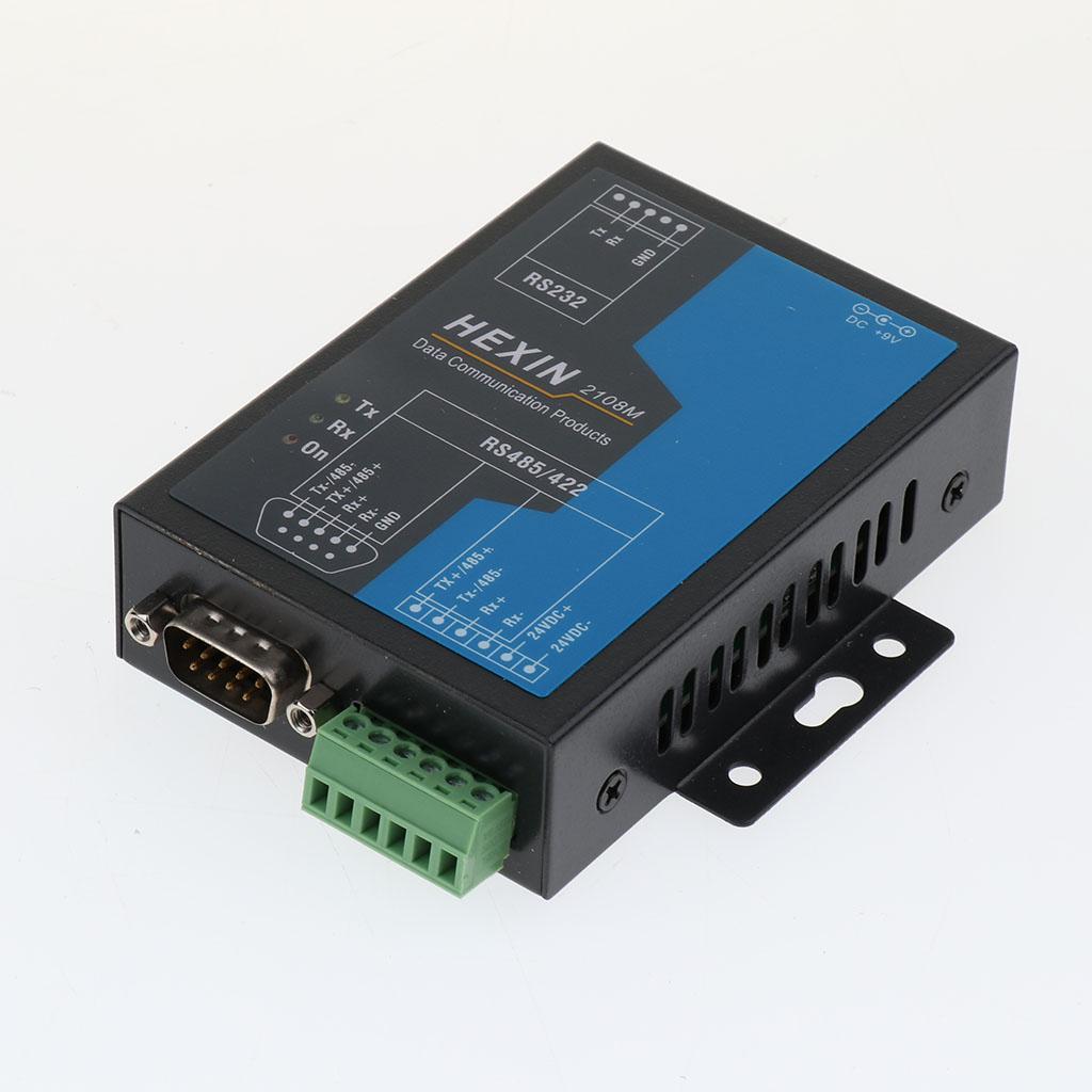 RS232 to RS422 RS485 Serial Port Converter Data Communication Adapter