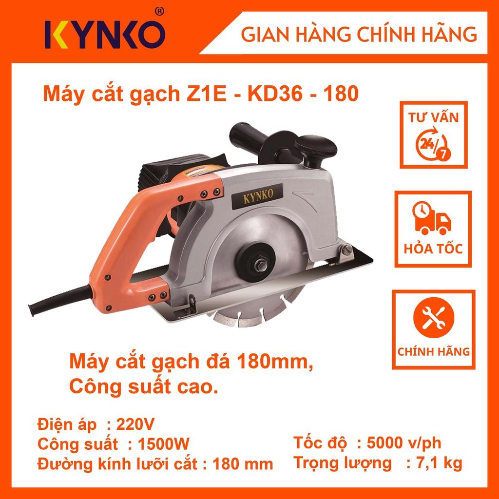 Máy cắt gạch cầm tay chính hãng Kynko Z1E-KD36-180 #6361 siêu khỏe giá tốt