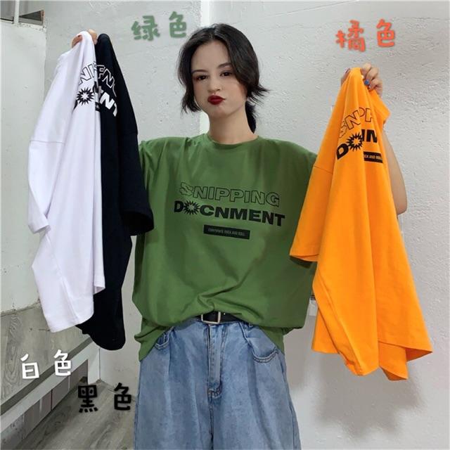 Áo thun tay lỡ form rộng