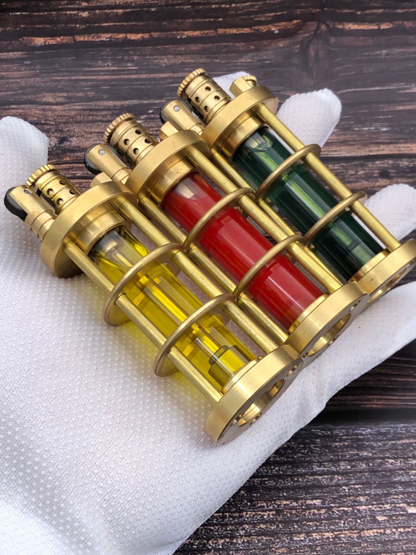 Vỏ Hột Quẹt Bật Lửa Xăng Đá TC17 Thủ Công Làm Bằng Đồng Nguyên Chất Trong Suốt Thiết Kế Tinh Tế, Sang Trọng