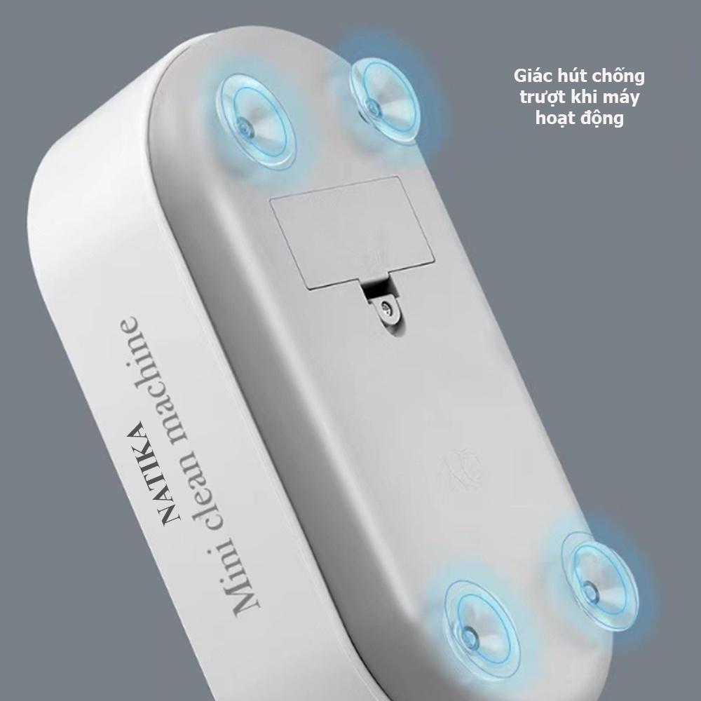 Máy Rửa Kính Mắt, Làm Sạch Trang Sức Bằng Sóng Âm Đa Năng Nhỏ Gọn Tiện Lợi - 45000Hz