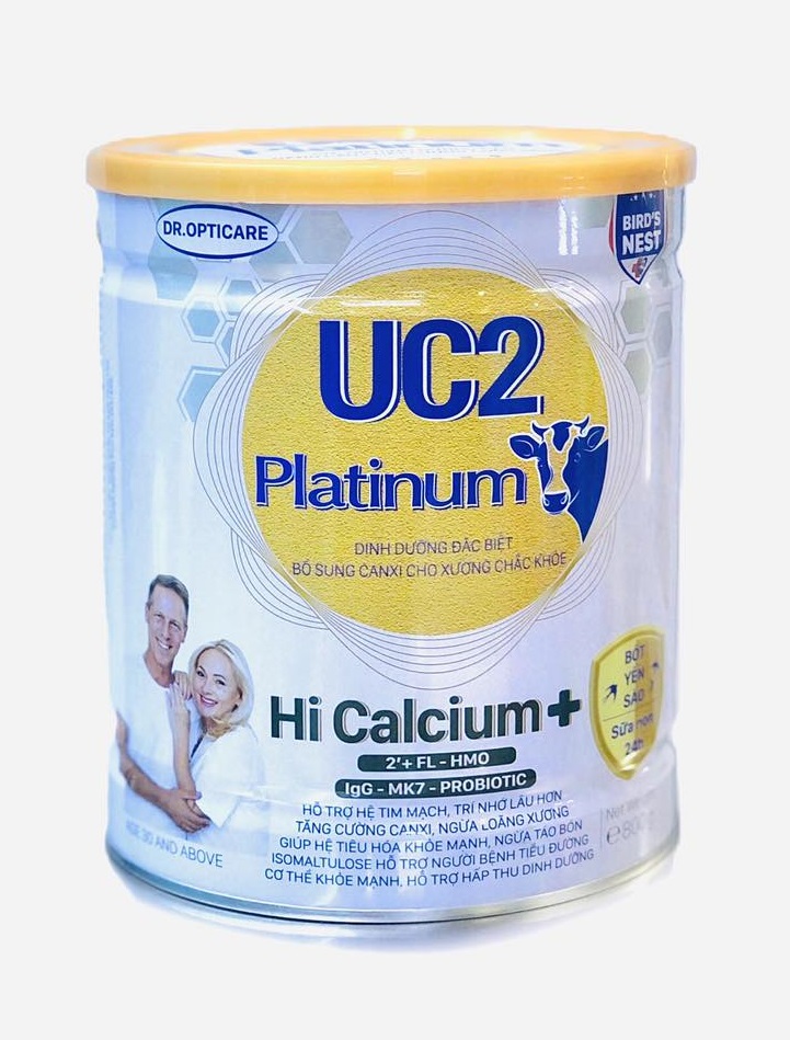 Hình ảnh Combo 5 lon Sữa bột UC2 Platinum Hi Calcium+ lon 800g (bổ sung sữa non 24h và bột tổ yến)