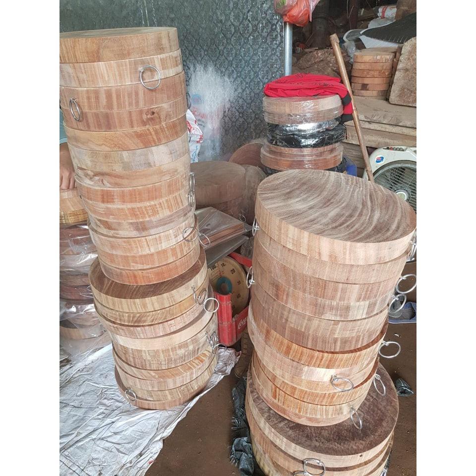 Thớt gỗ nghiến 100% siêu bền 35cm dày 5cm