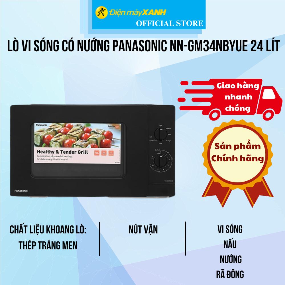 Lò vi sóng có nướng Panasonic NN-GM34NBYUE 24 lít - Hàng Chính Hãng