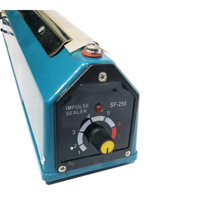 Máy hàn túi nilon dập tay PFS 250 - Máy hàn miệng túi đa năng, hàn túi zip nhôm, túi nhựa, túi Craft