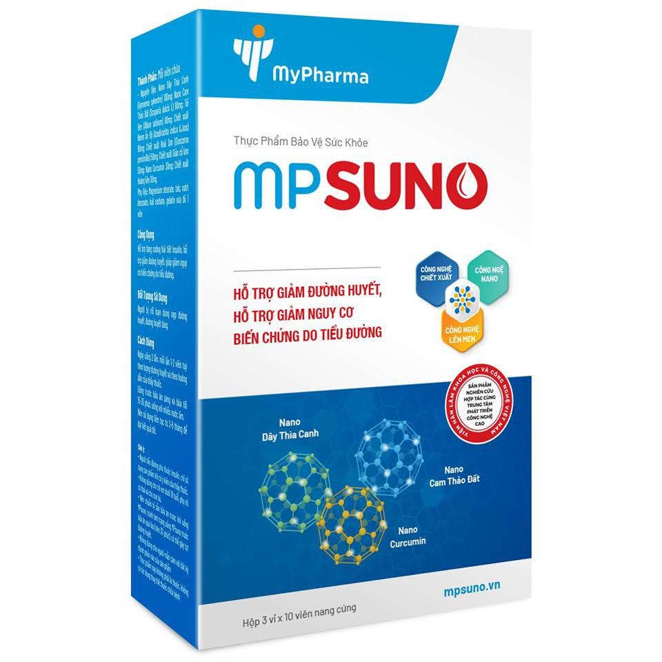 Viên TIỂU ĐƯỜNG công nghệ cao MPsuno -Nano dây thìa canh