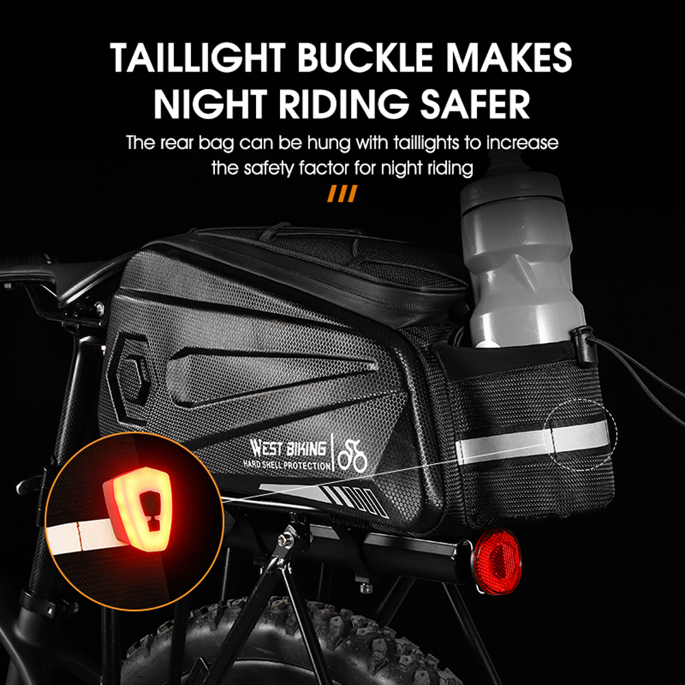 Túi xe đạp công suất lớn WEST BIKING 8.6L không thấm nước treo yên sau xe