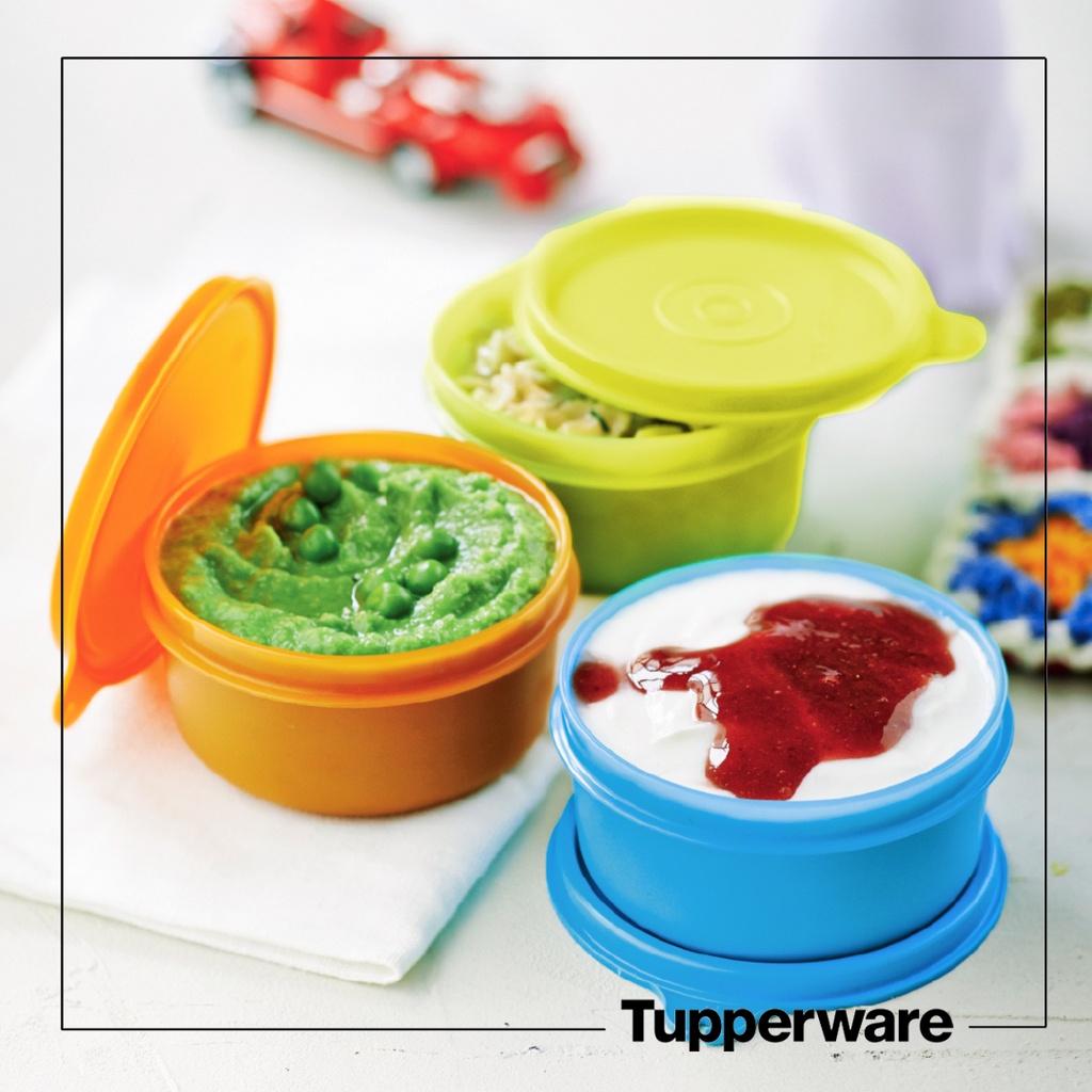 Bộ Tupperware 6 hộp bảo quản thực phẩm Colorful Small Server 200ml - Hàng Chính Hãng