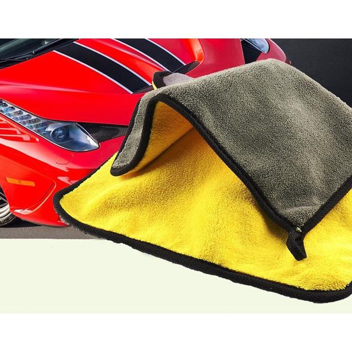 Combo 3 khăn lau xe hơi siêu mềm mịn thấm hút tốt