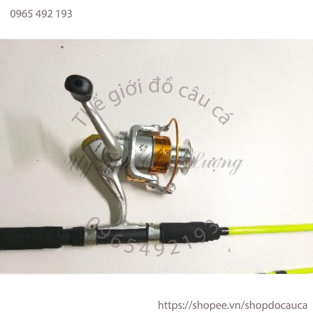 Bộ cần câu 2 khúc đặc ruột 2m4 và 2m7 kèm phụ kiện