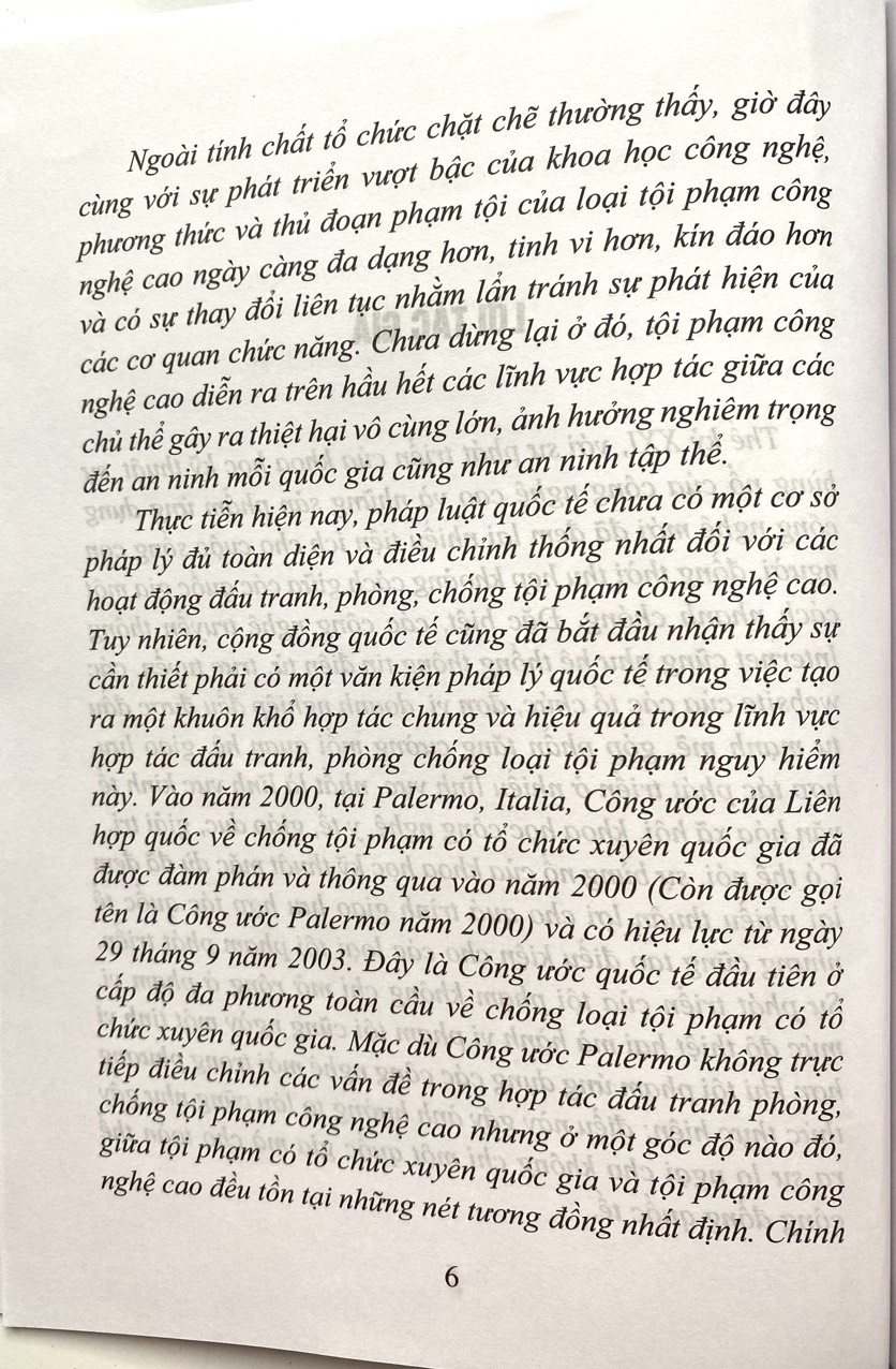 Sách- Pháp luật quốc tế trong hợp túc đấu tranh phòng, chống tội phạm công nghệ cao và những vấn đề đặt ra đối với Việt Nam