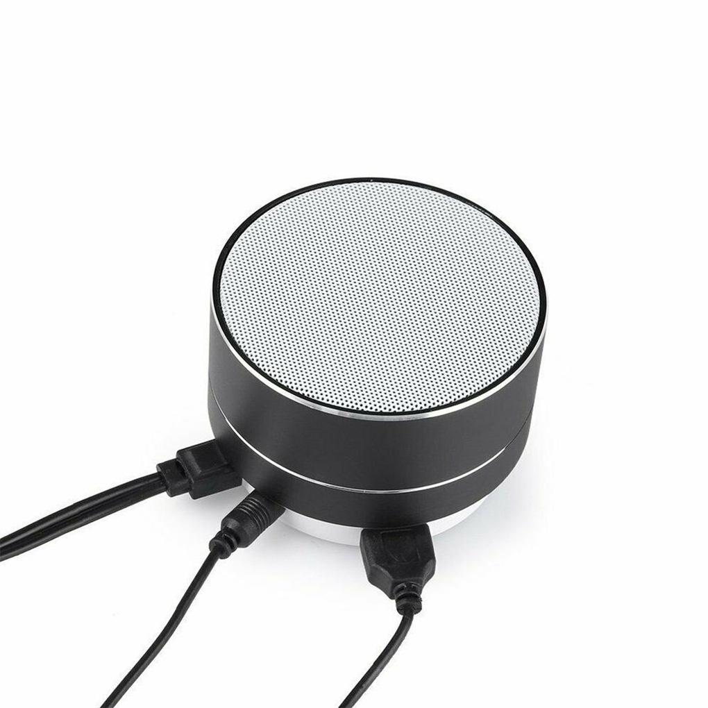 Loa Bluetooth không dây âm thanh nổi A10 Đầu vào AUX Cuộc gọi rảnh tay Thẻ TF Âm thanh HD nhỏ Hộp âm thanh Màu đen: vàng hồng