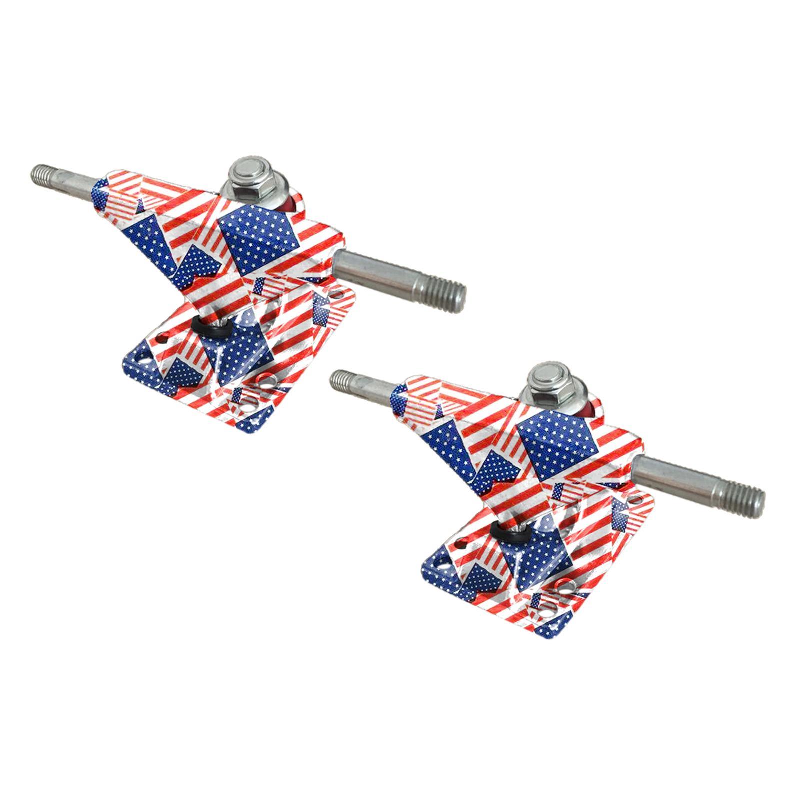 Blesiya 1 Pair Lightweight 3.25 Inch Skateboard Truck Aluminum Trucks