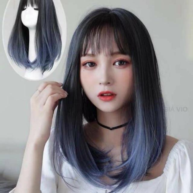 Tóc giả nguyên đầu omber - Tặng lưới chùm tóc️