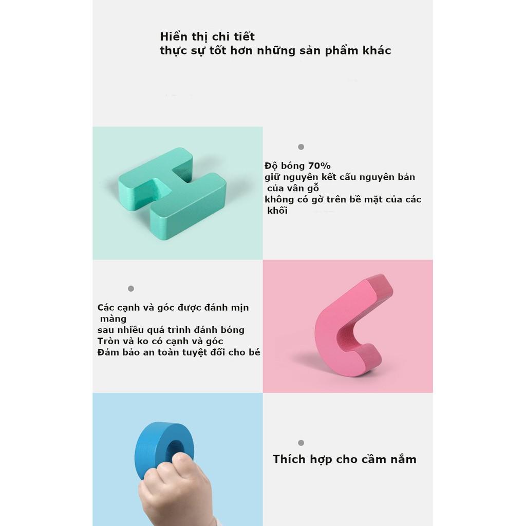 Bảng chữ cái bằng gỗ