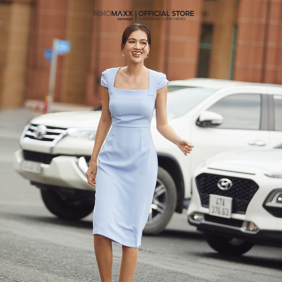 N&amp;M Đầm thời trang Nữ thời trang tay ngắn 2205022