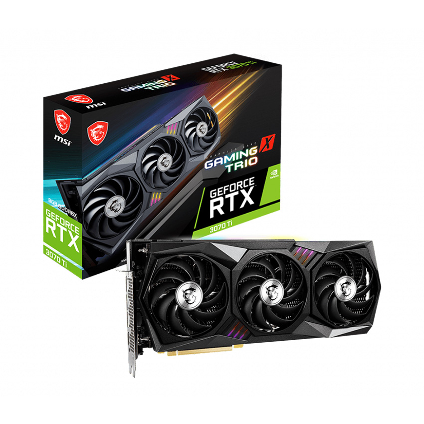 Card màn hình MSI GeForce RTX 3070 TI GAMING X TRIO 8G - Hàng Chính Hãng