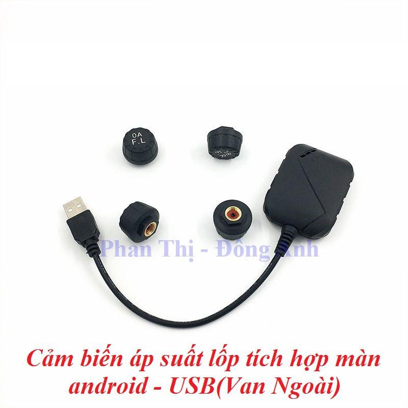 Cảm biến áp suất lốp xe ô tô VAN NGOÀI, TPMS, tích hợp màn android trên xe ô tô