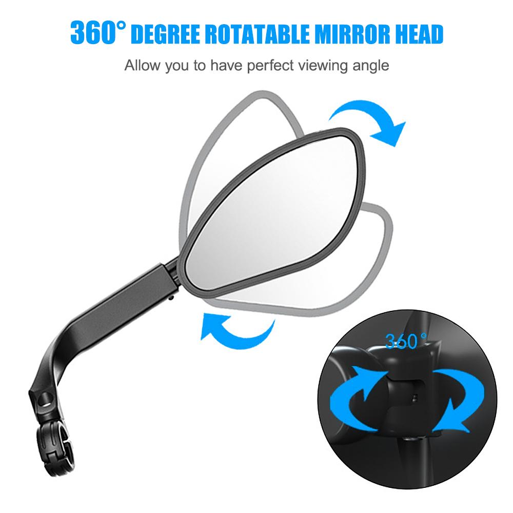 Kính chiếu hậu 360 độ cho xe đạp, xe máy MTB