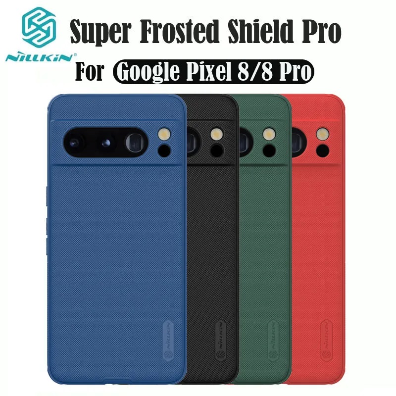 Ốp lưng dành cho Pixel 8 Pro - Pixel 8 cao cấp Nillkin Frosted Shield Pro - Hàng nhập khẩu