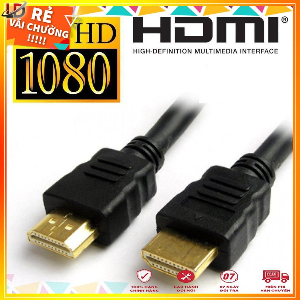 Cáp HDMI dây tròn dài 1,5m - 3m - 5m chuẩn 1.4 hỗ trợ fullHD 1080p
