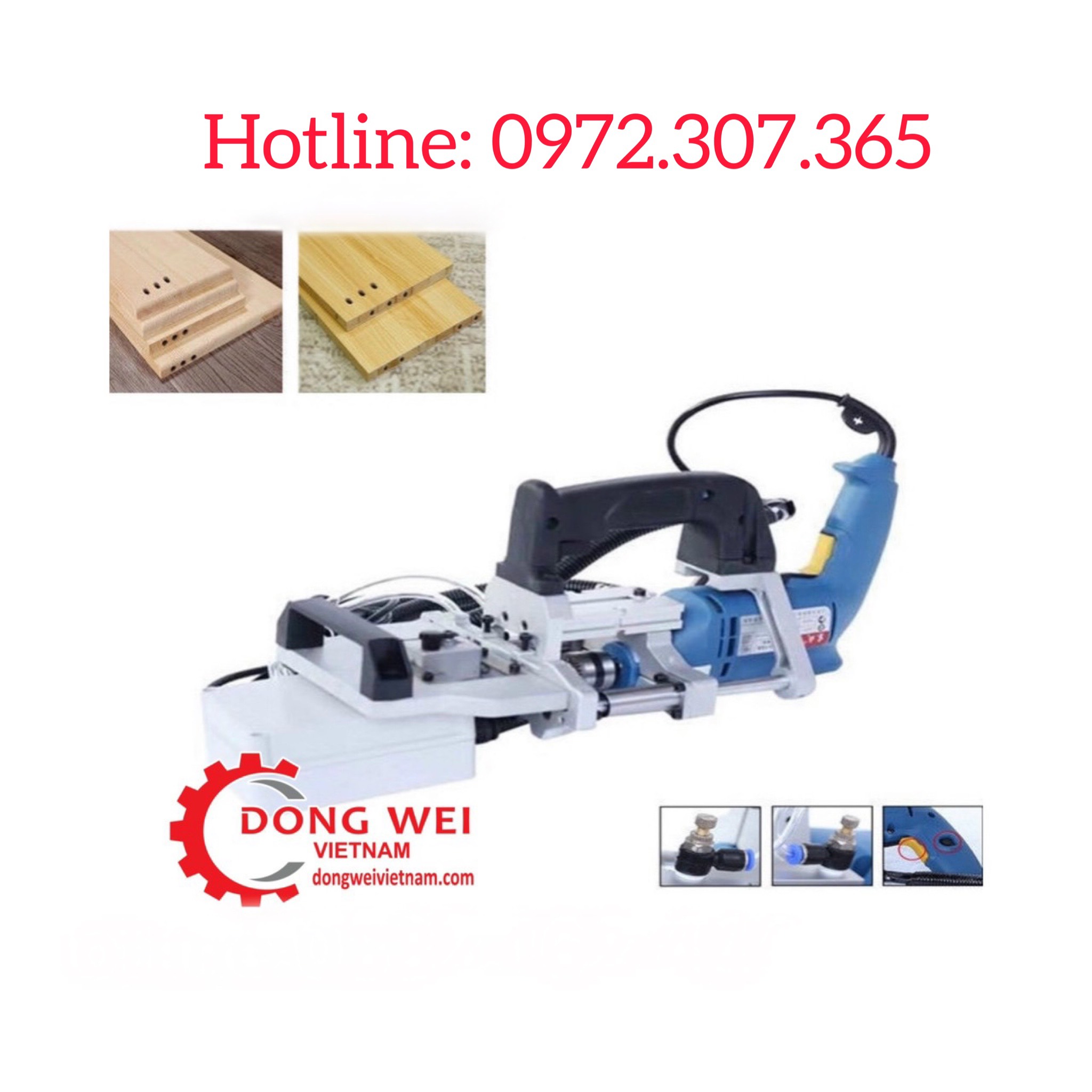 MÁY KHOAN LIÊN KẾT CHỐT CAM CHỐT GỖ KẾT HỢP HƠI KHÍ NÉN