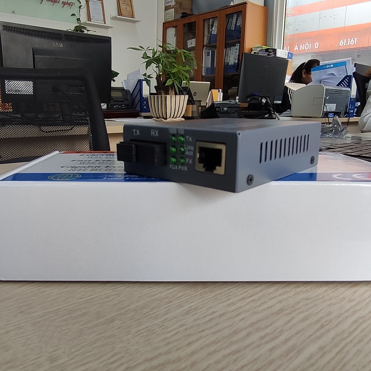 Converter quang 1 sợi 1000mb Netlink HTB-GS-03 AB - Hàng Chính Hãng