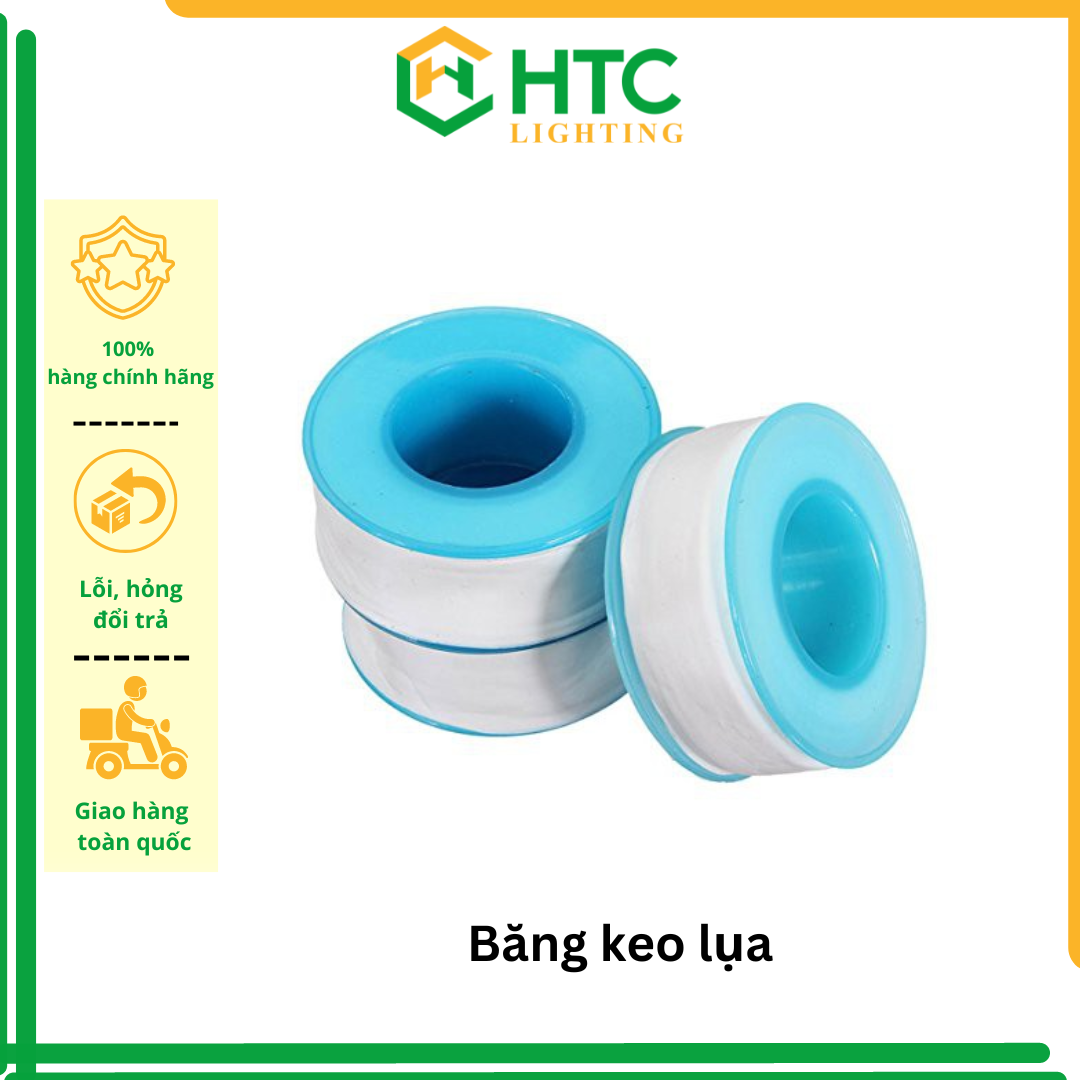 CUỘN 10 MÉT Băng Keo Lụa | Cao Su Non | BĂNG TAN Dùng Cuốn ren ống nước, dây cấp nước