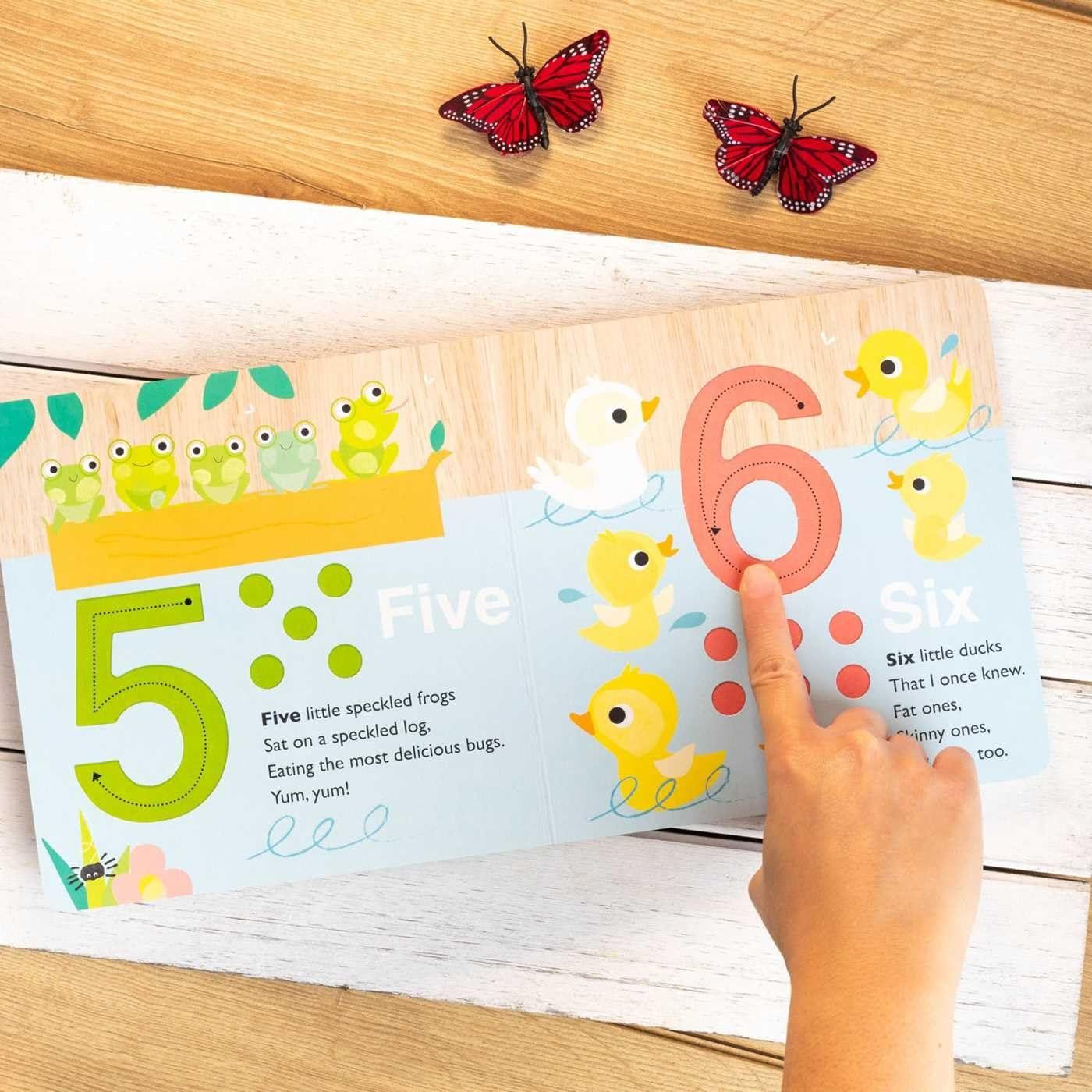 Sách ngoại văn: Touch And Trace - 1, 2, 3 Count With Me - Touch And Trace Nursery Rhymes