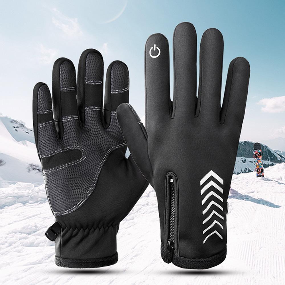 Găng Tay Mùa Đông Unisex Giữ Ấm Chống Thấm Nước Sử Dụng Màn Hình Cảm Ứng Dễ Dàng