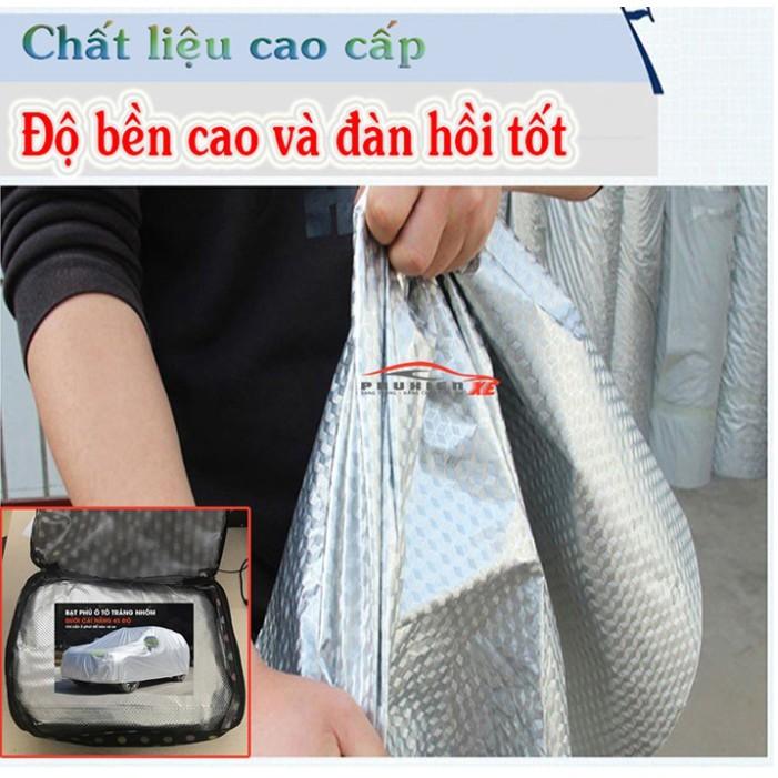 Bạt phủ ô tô Hyundai Accent cao cấp 3 lớp tráng bạc cách nhiệt, chống nước, chống trộm gương