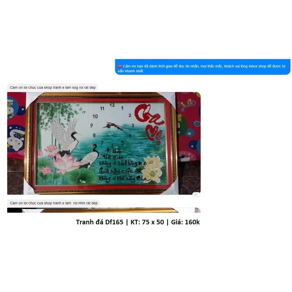 Tranh đính đá cha mẹ