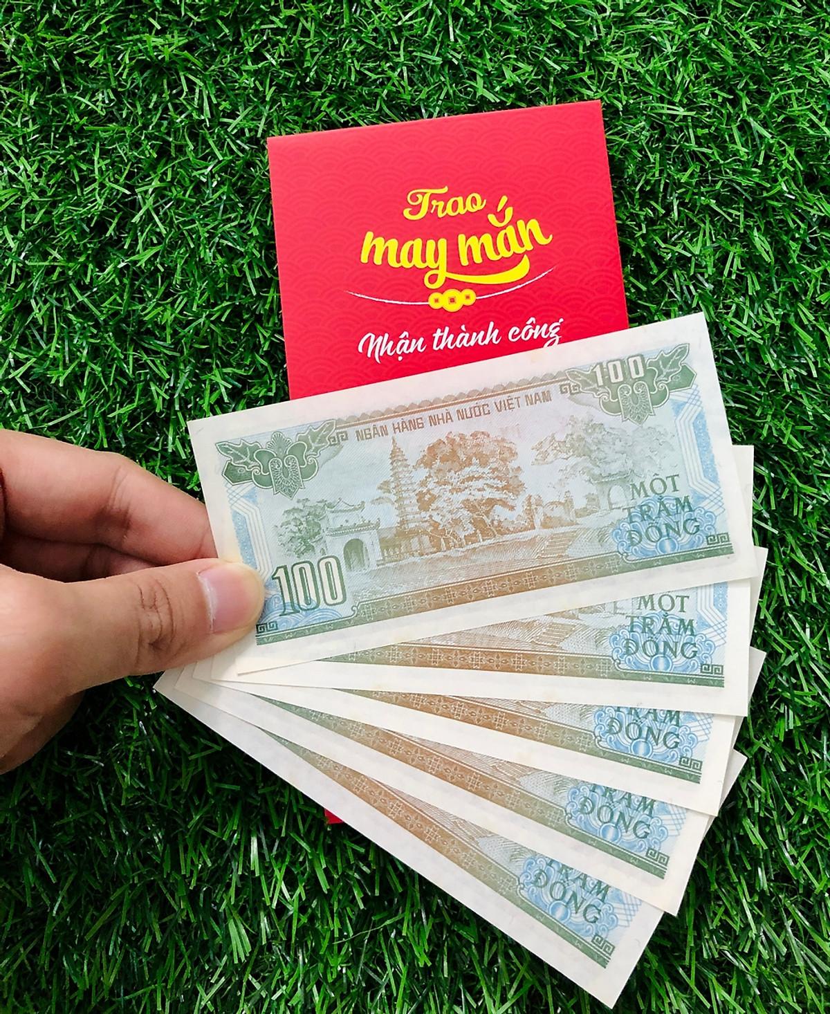 COMBO 5 Tờ 100 đồng 1991 Việt Nam BOT Cai Lậy - tặng kèm bào lì xì