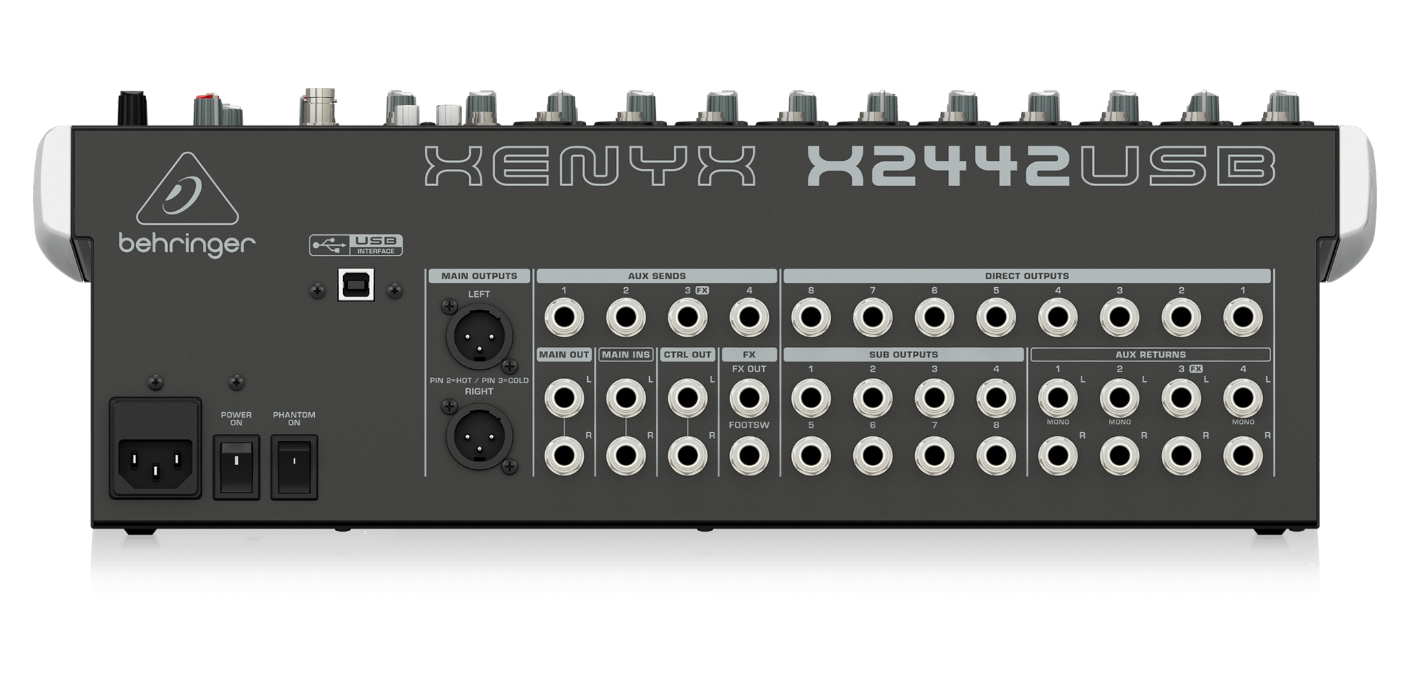 X2442USB Analog Mixer Behringer| Mixer cơ Behringer X2442USB- HÀNG CHÍNH HÃNG