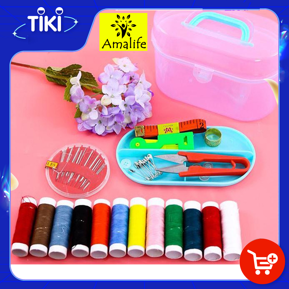 Bộ Kim Chỉ Khâu Vá Đa Năng Amalife - Tặng Kèm Nhiều Phụ Kiện