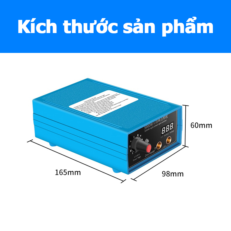 Máy hàn điểm 5000W máy hàn cell pin 18650 26650 32650 pin di động công suất cao