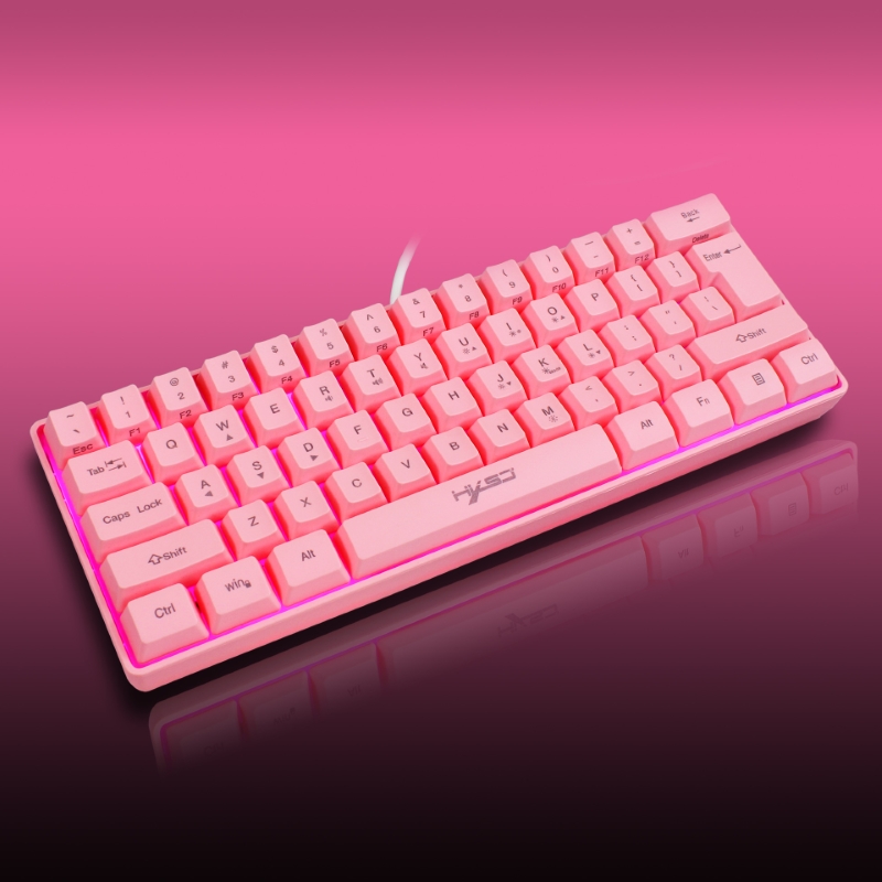 Bàn Phím gaming mini Led RGB V700 giả cơ nhỏ gọn - hàng nhập khẩu