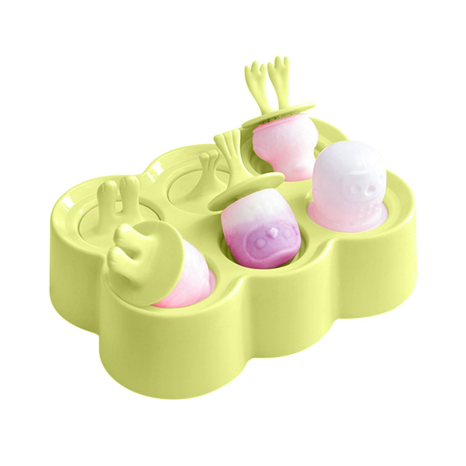 Khuôn làm kem tại nhà 6 ngăn bằng silicon