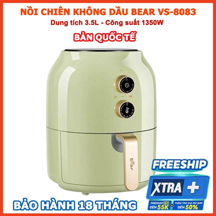 Nồi chiên không dầu Bear 3.5L Công nghệ nhiệt đối Lưu 360 độ, nhựa cao cấp an toàn - Anh Lam Store - Hàng nhập khẩu