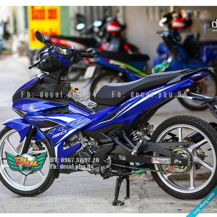 Tem rời EX 150 RC xanh dương 2019